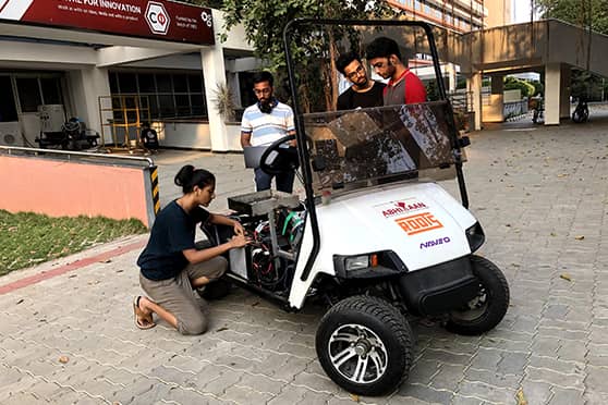 Bolt- an autonomous and electric public transport cart