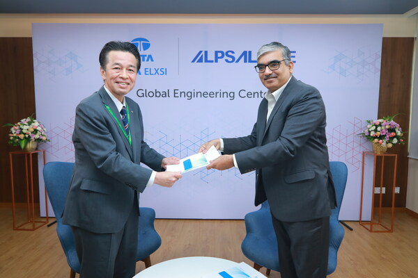 Hideo Izumi, Alps Alpine's Chief Technology Officer and Manoj Raghavan, MD and CEO, Tata Elxsi
