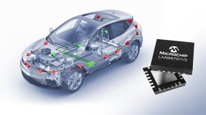 Microchip introduces automotive-qualified 10BASE-T1S ethernet devices