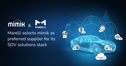 mimik’s platform powers Marelli’s SDV solutions