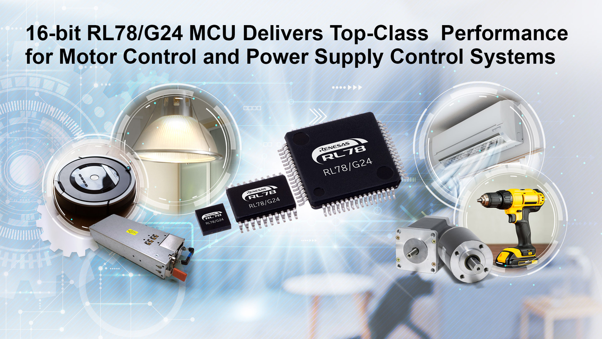 Renesas unveils high-performance MCU for control systems