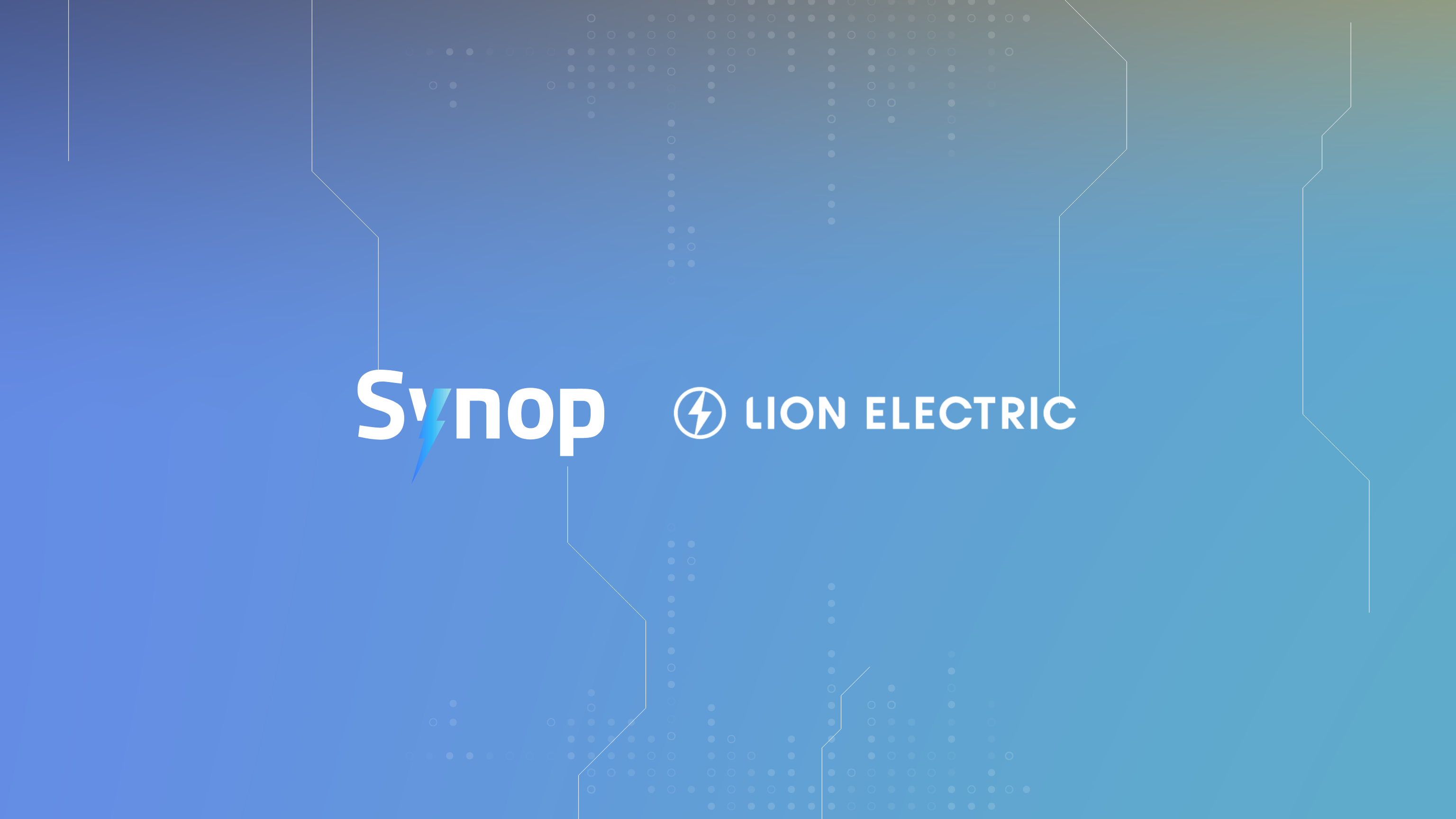 Synop & Lion electric team up for energy management software
