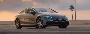 Mercedes received approval for turquoise autonomous lights