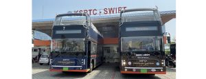 SWITCH Mobility delivers double-decker electric buses to Kerala