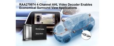 Renesas unveils cost-effective 4-channel automotive video decoder