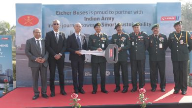 Eicher delivers 6 electric buses to Indian army