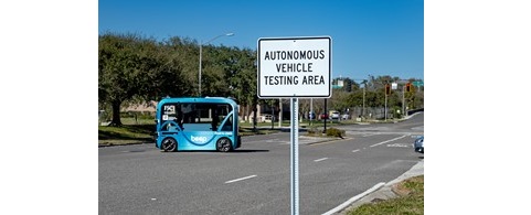 JTA & FSCJ launch autonomous shuttles on downtown campus