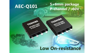 Toshiba releases 2 new -60V P-channel MOSFETs
