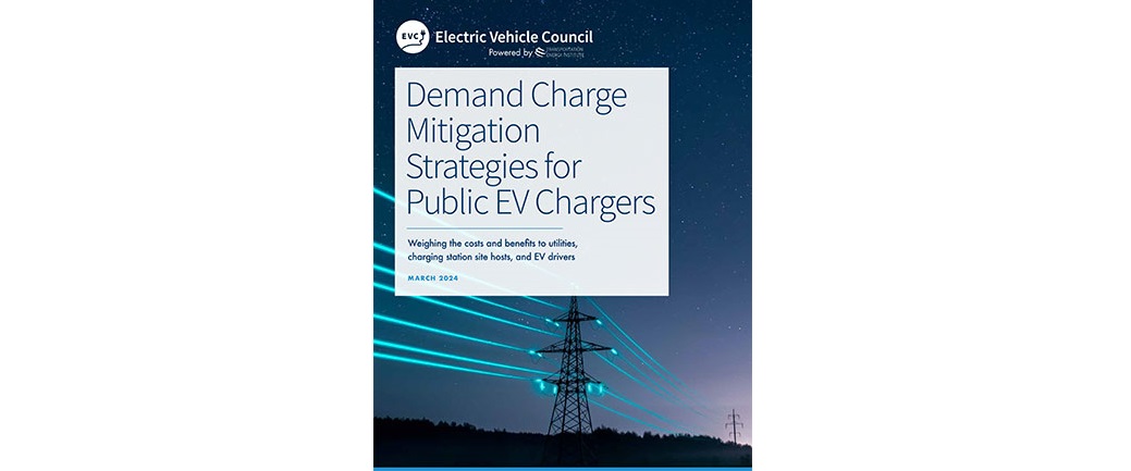 Transportation Energy Institute’s EVC study evaluates EV charger demand charge strategies